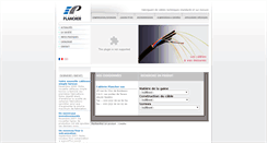 Desktop Screenshot of cablerie-plancher.com